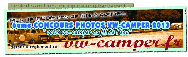 Concours Photo VW-Camper